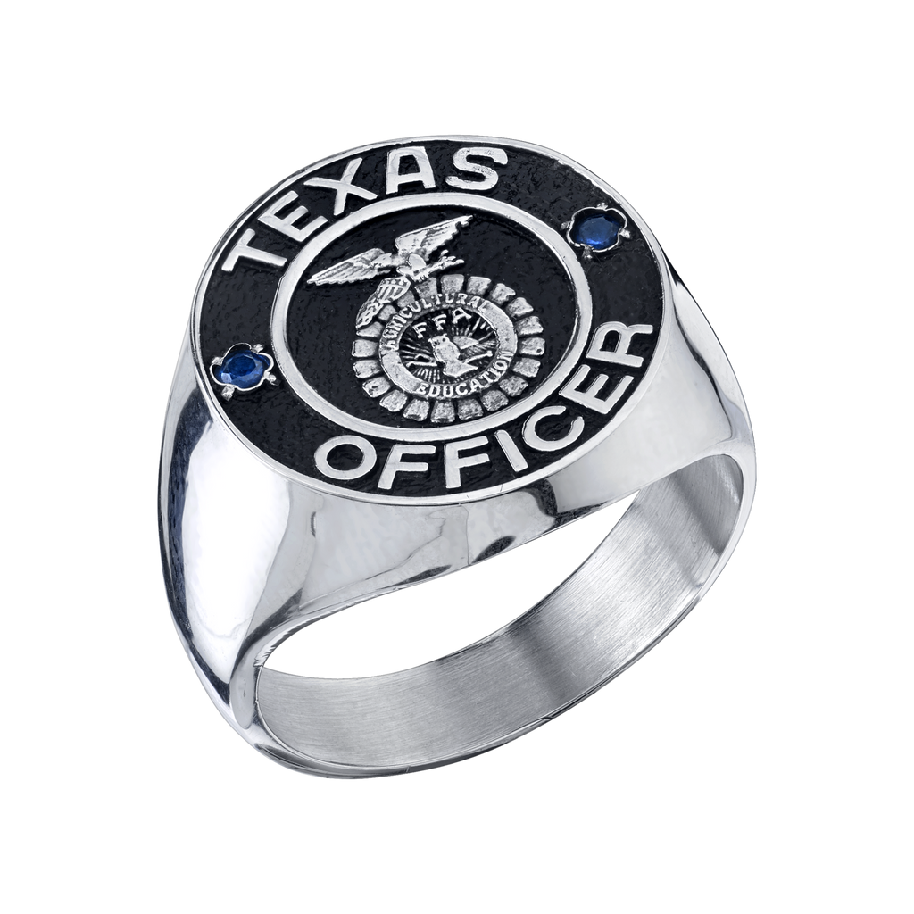 State Officer FFA Ring Extreme Silver Herff Jones FFA Shop
